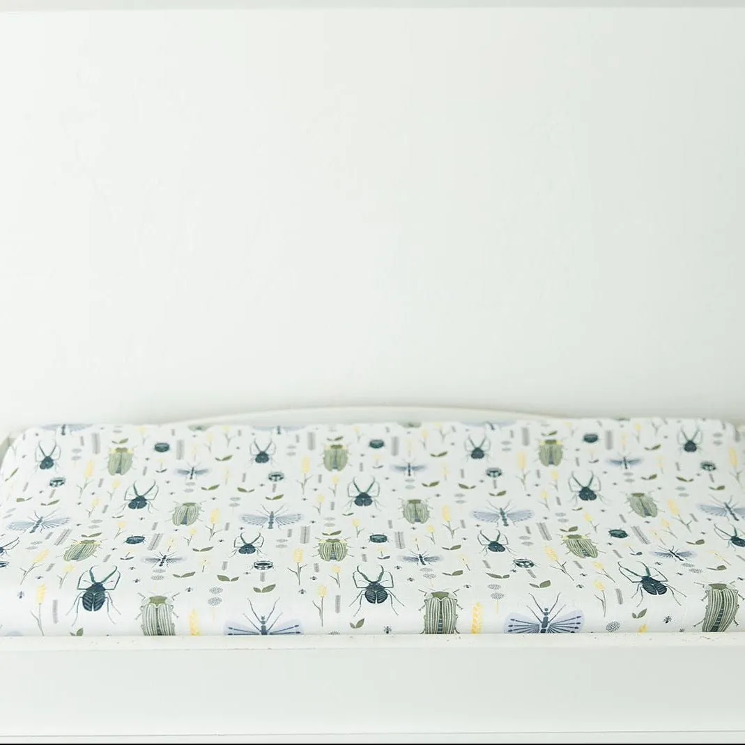 Busy Bugs Cotton Changing Pad Cover