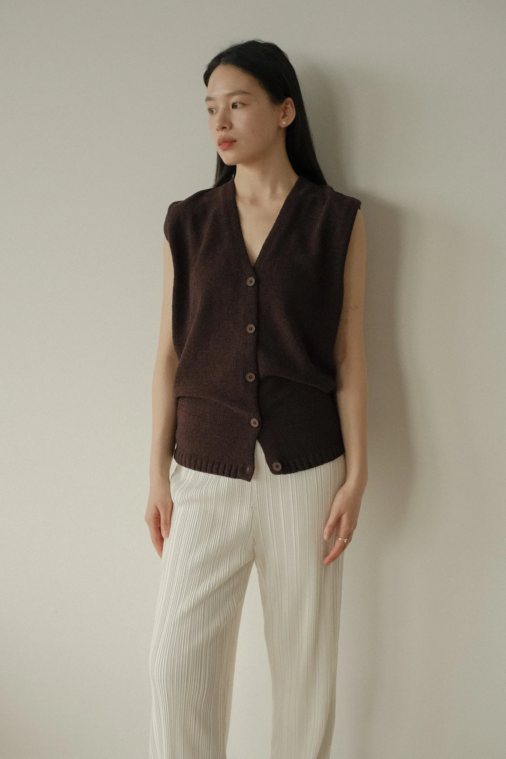 by DOE - Textured Knitted Vest