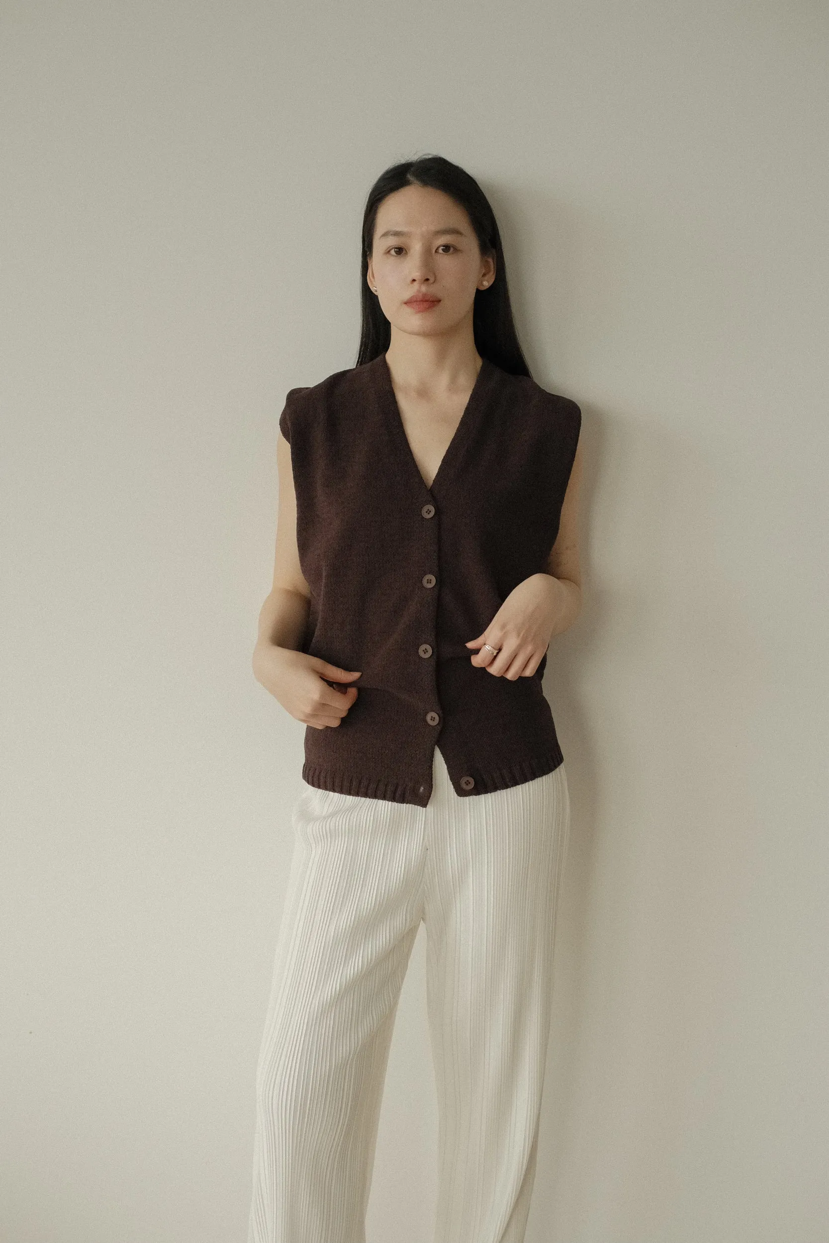 by DOE - Textured Knitted Vest