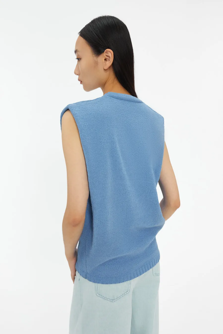 by DOE - Textured Knitted Vest