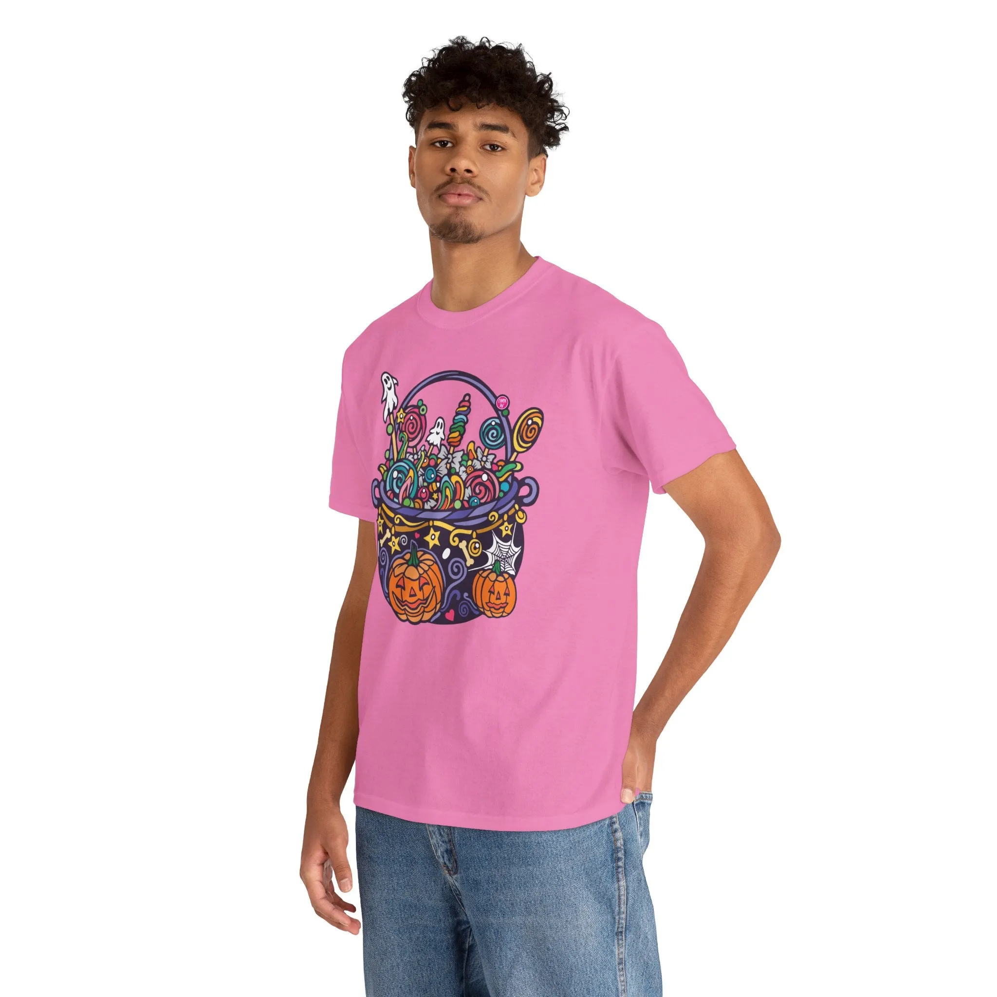 Candy Cauldron | Classic Fit Unisex Heavy Cotton Art T-Shirt by Chaya Av
