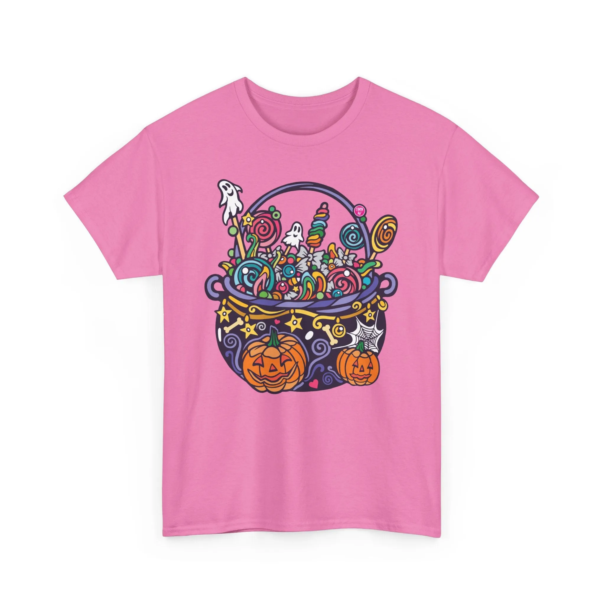Candy Cauldron | Classic Fit Unisex Heavy Cotton Art T-Shirt by Chaya Av