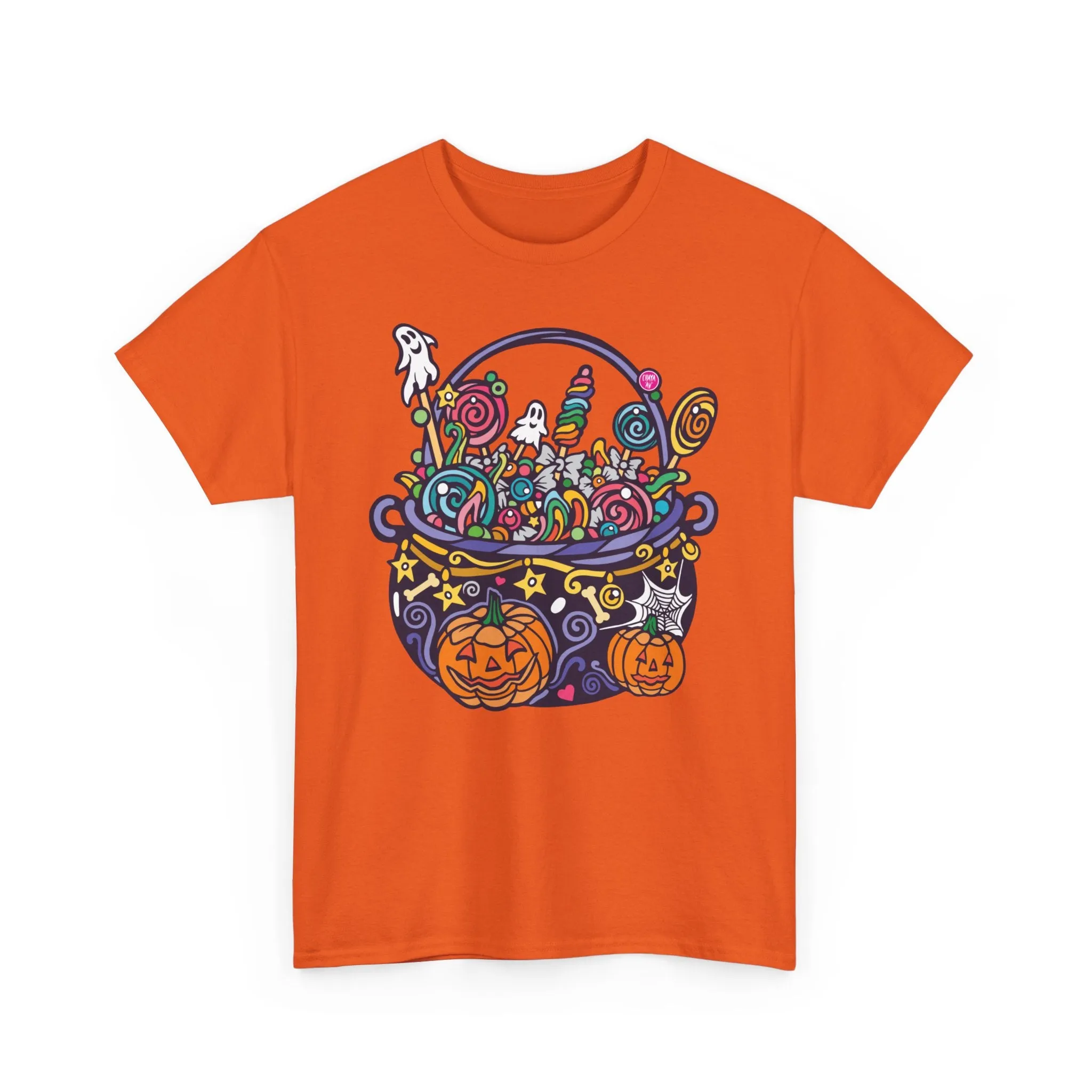 Candy Cauldron | Classic Fit Unisex Heavy Cotton Art T-Shirt by Chaya Av