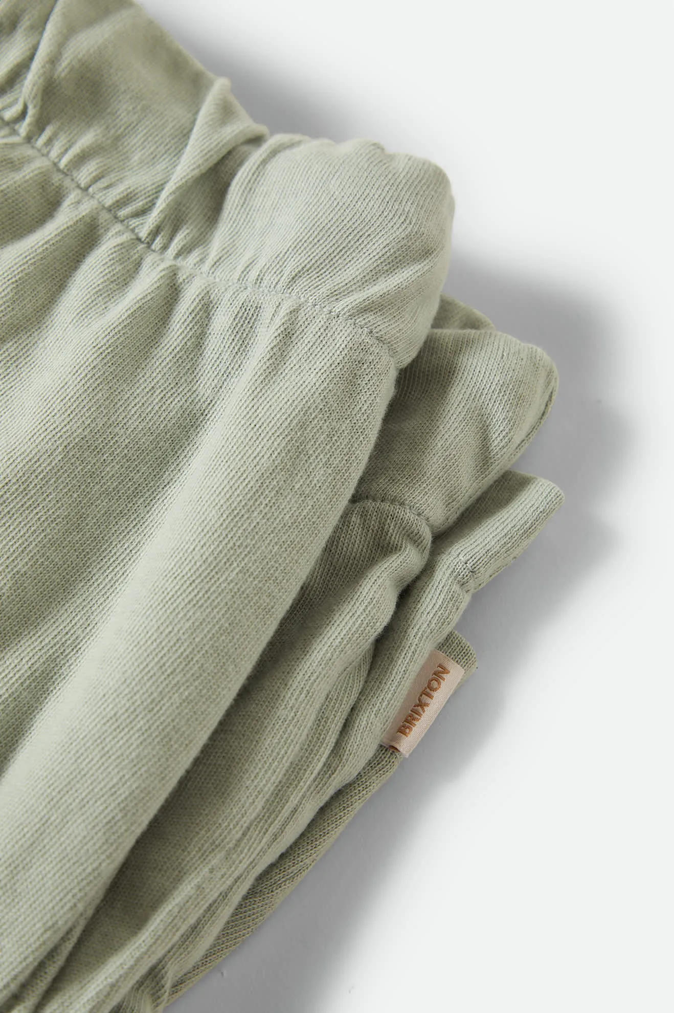 Carefree Organic Garment Dyed Lounge Short - Sage Green