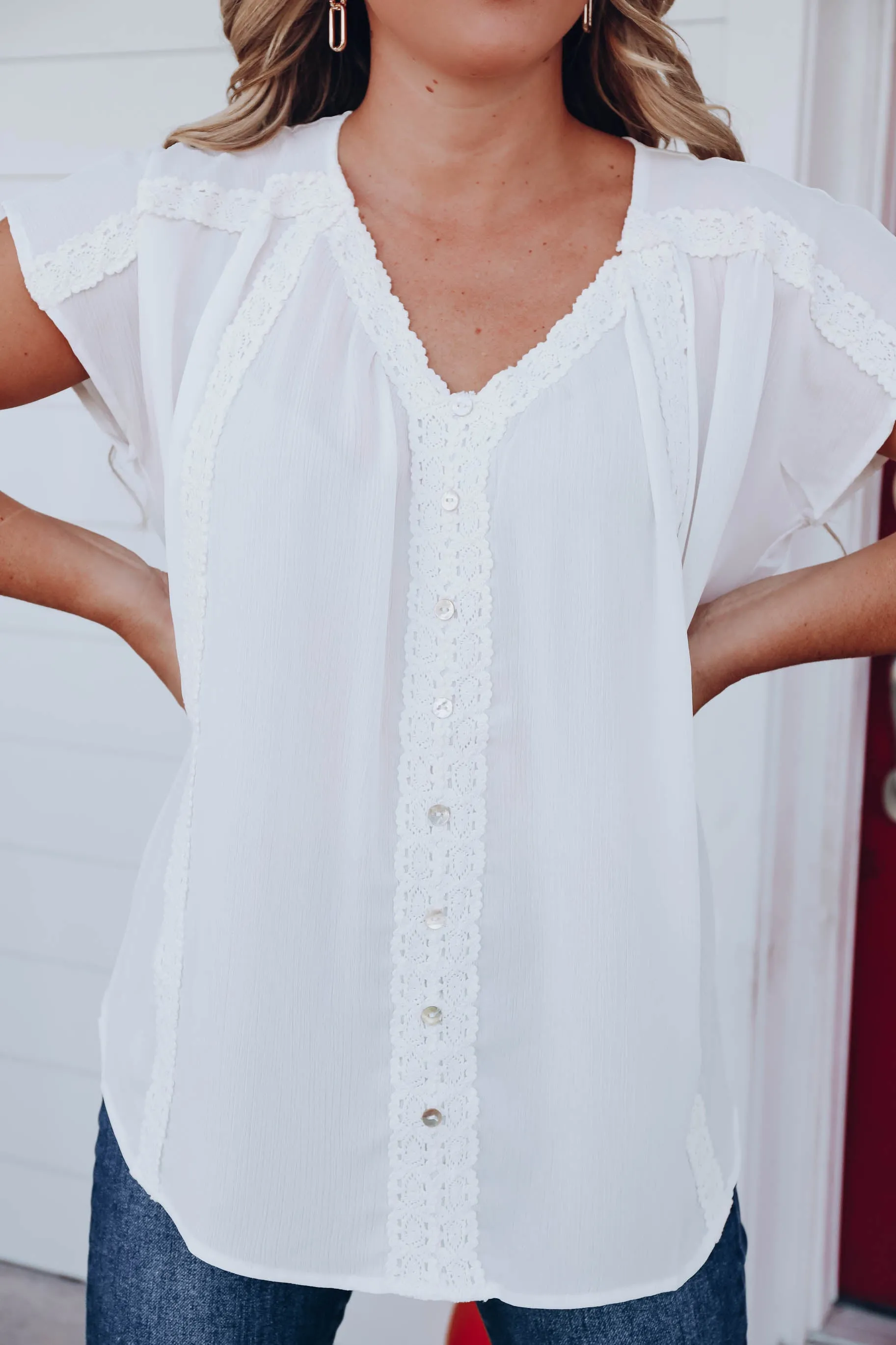 Carrie Crinkle Chiffon Blouse