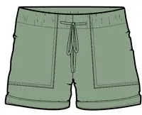 Carriso Organic Cotton Short - Vineyard Green