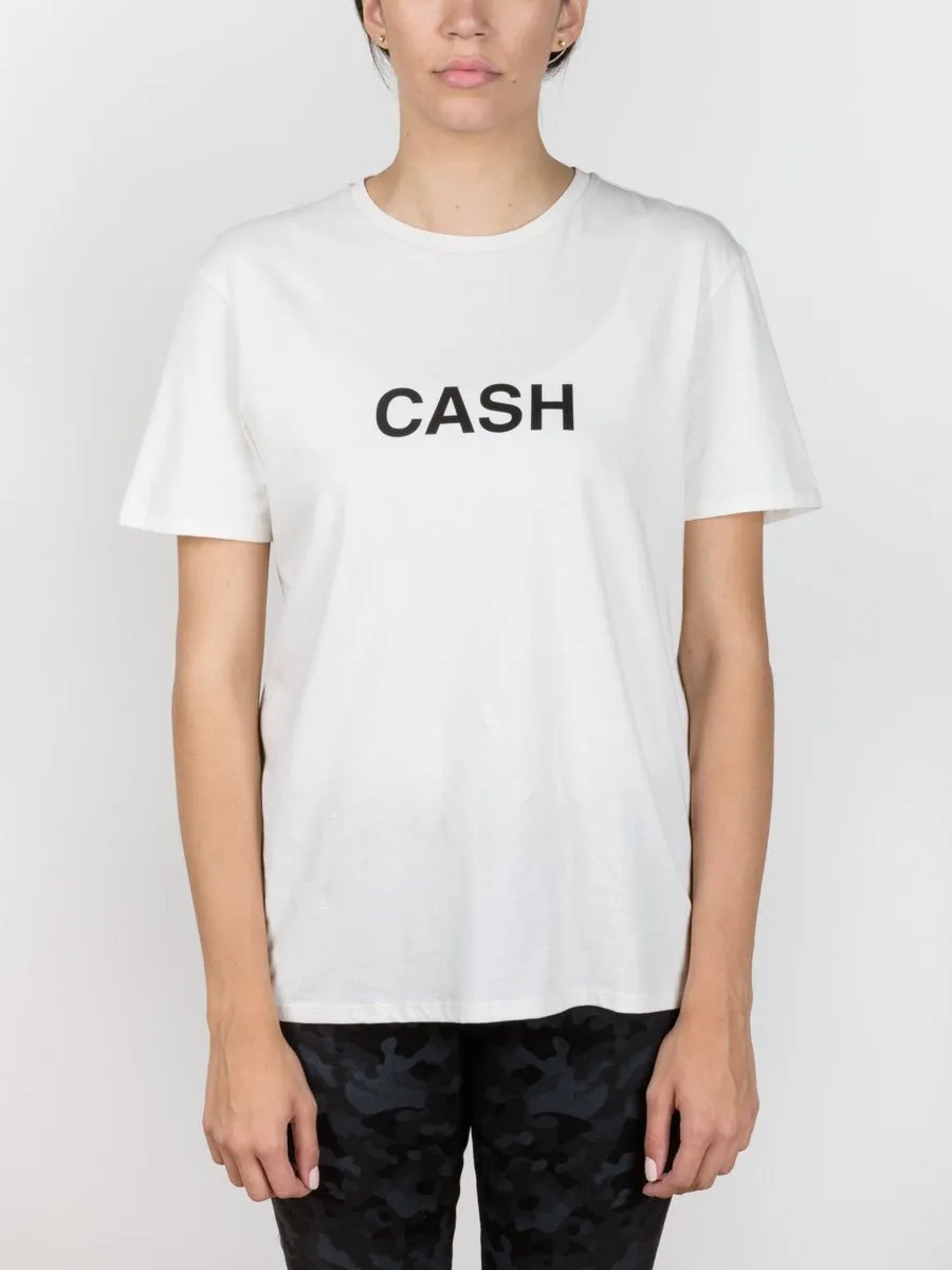 cash boy tee - white