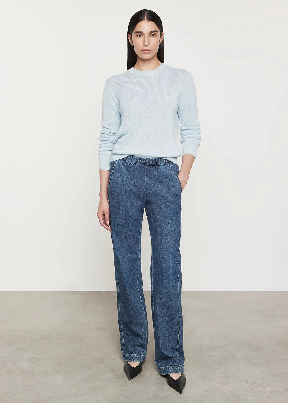 Cashmere L/S Easy Crew