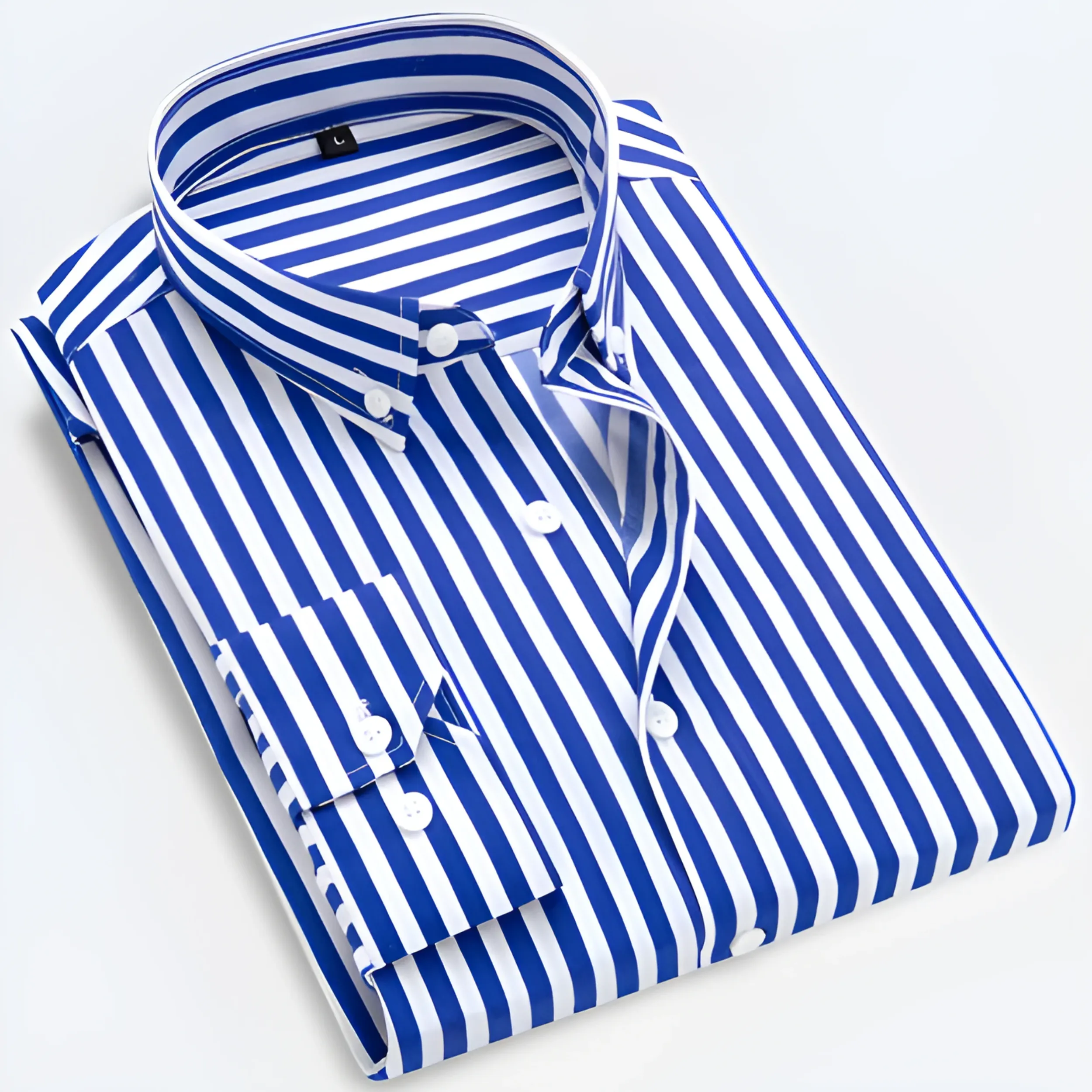 Casual Striped Long Sleeve Shirt for Men