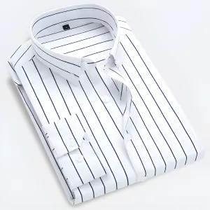 Casual Striped Long Sleeve Shirt for Men