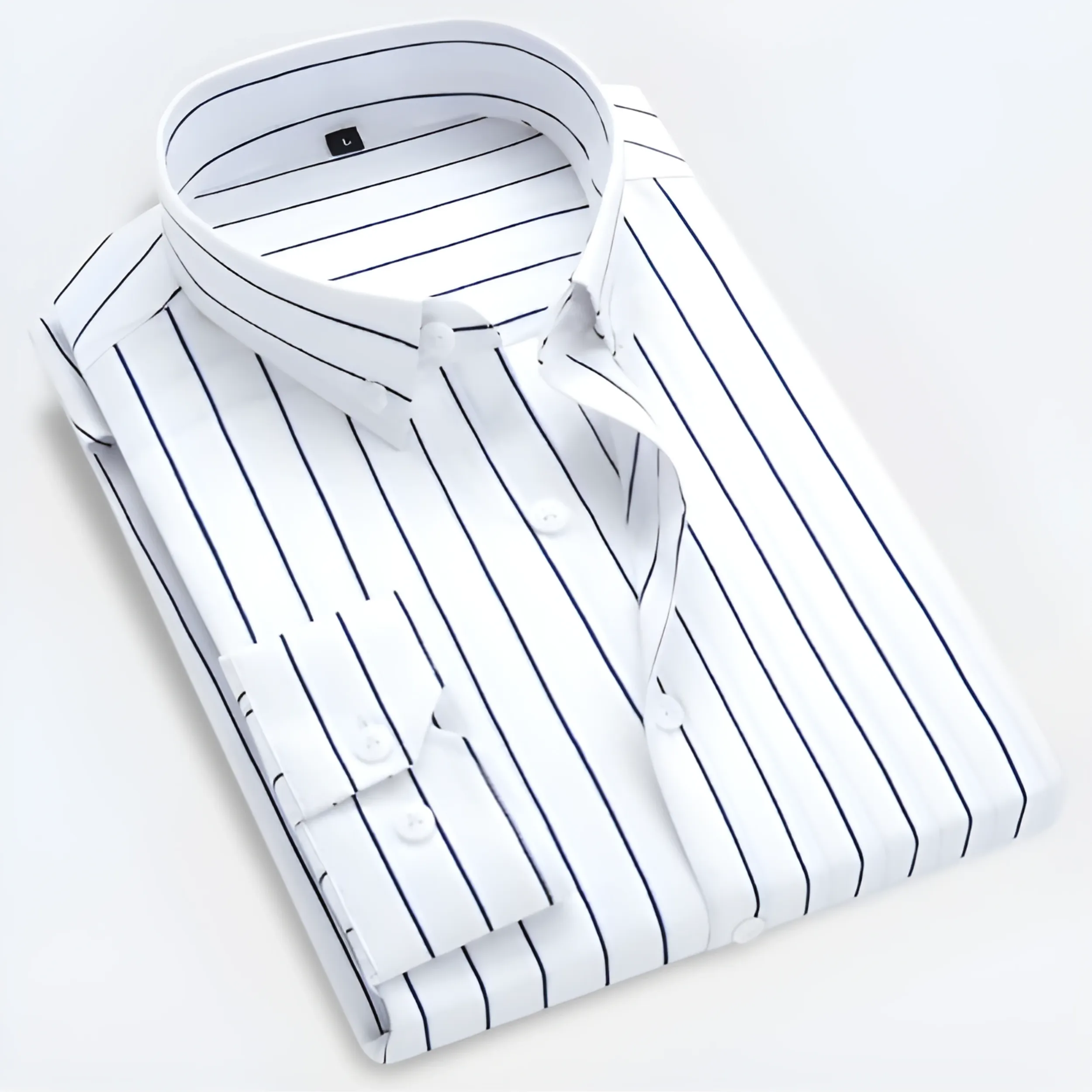 Casual Striped Long Sleeve Shirt for Men