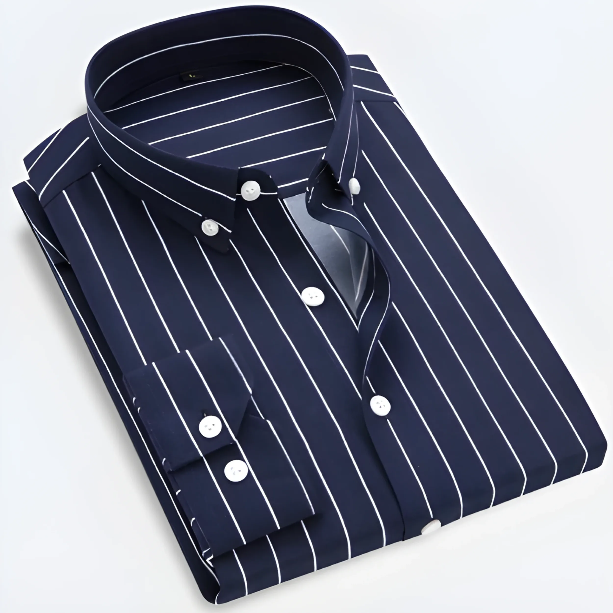 Casual Striped Long Sleeve Shirt for Men