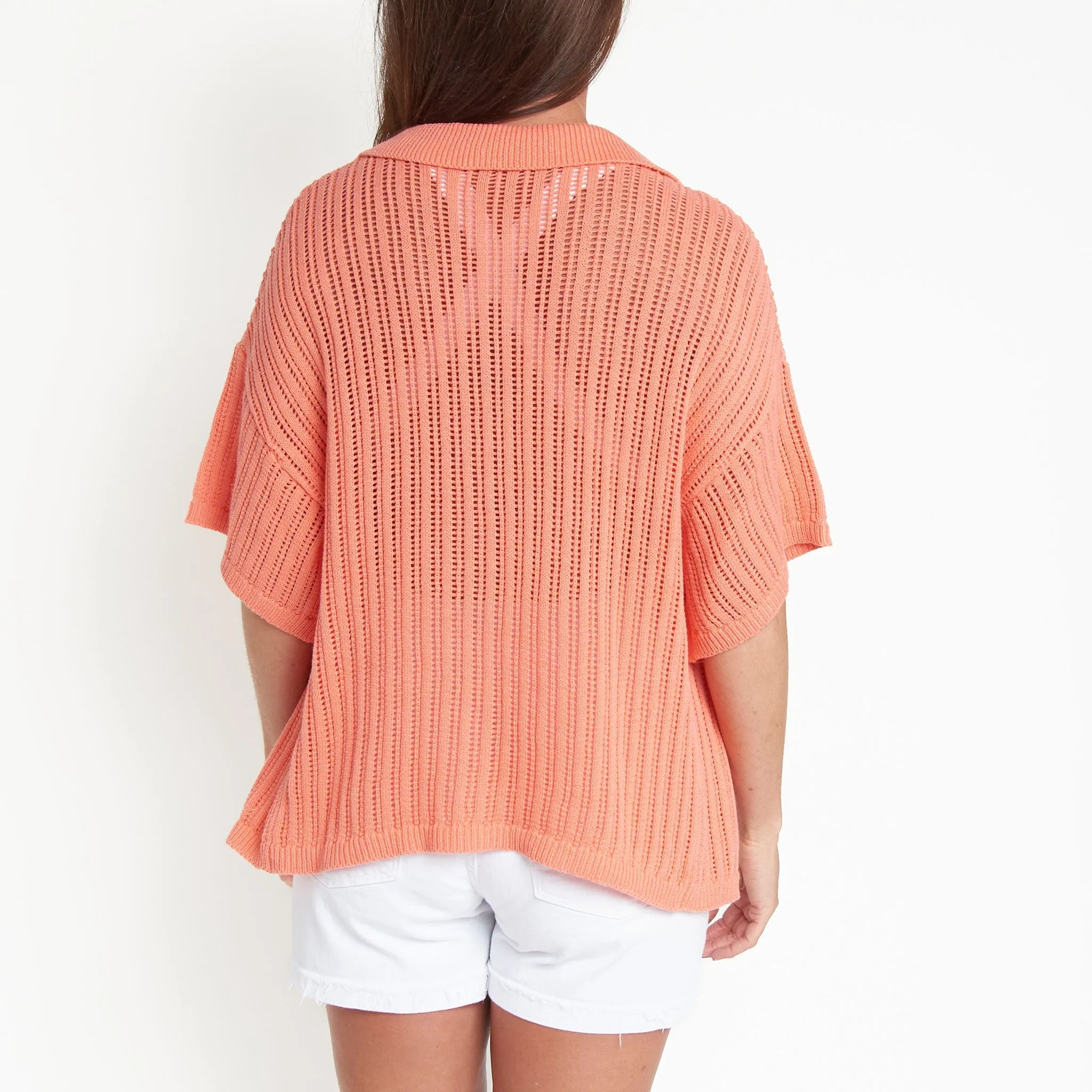 Catalina Short Sleeve Cover Up Top