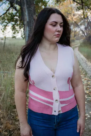 Celine Cactus Desert knit Sweater Vest