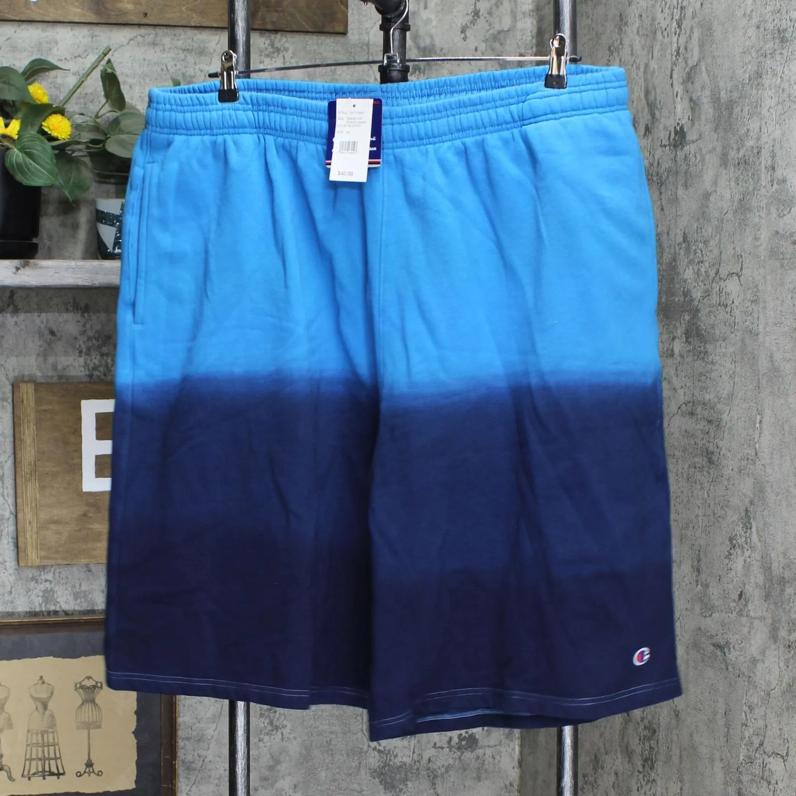 Champion Men's Ombre Dye Fleece Shorts