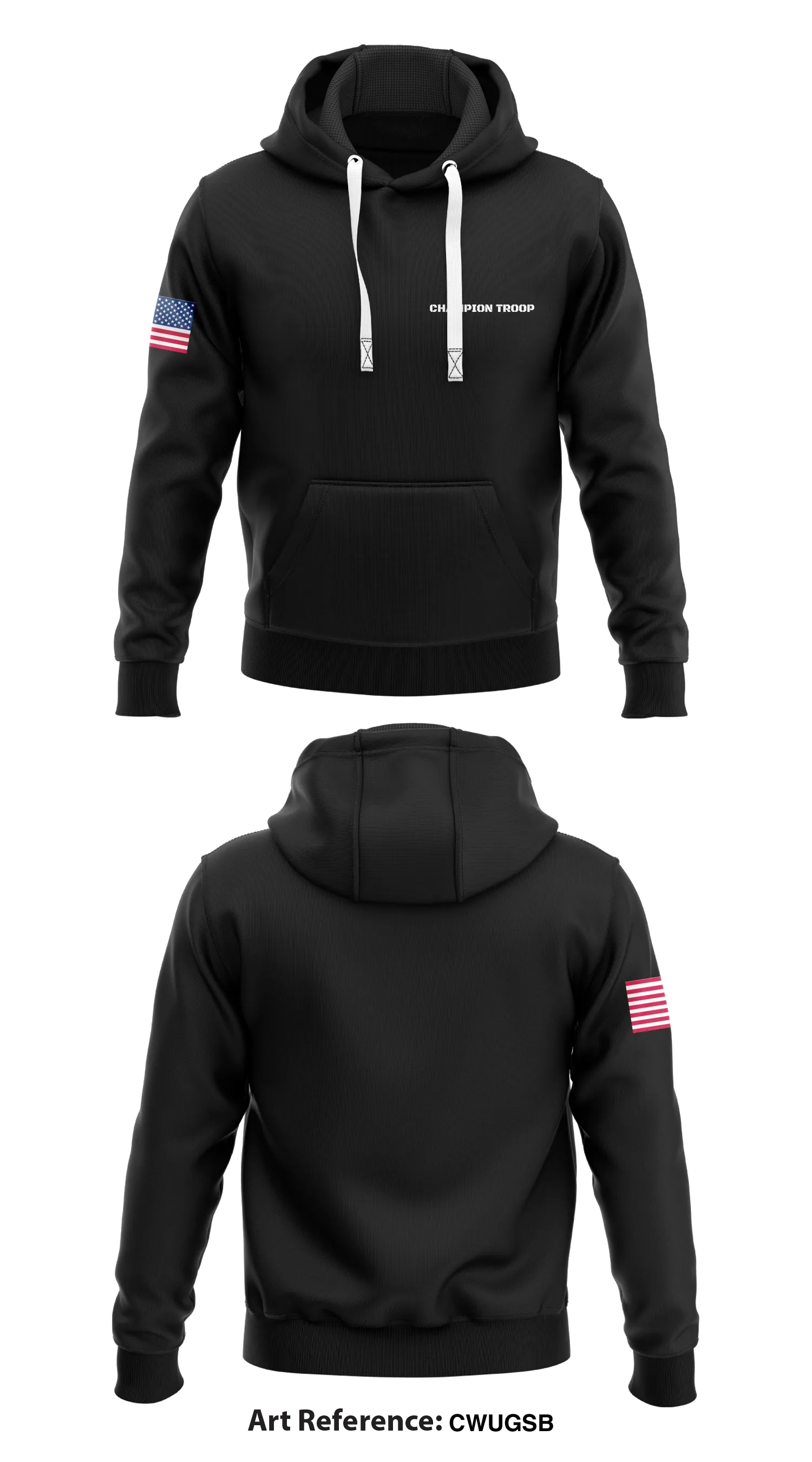Champion Troop  Core Men's Hooded Performance Sweatshirt - CwugSB