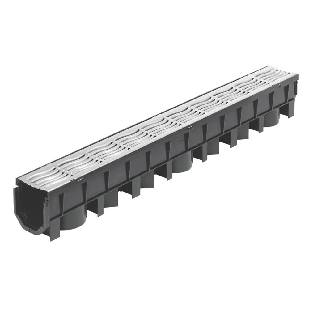 Channel Drainage Galvanised Grating Heavy Duty 1.5-Tonne Point Load (L)1m