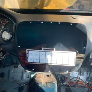 Civic EK Dash Center Console block off