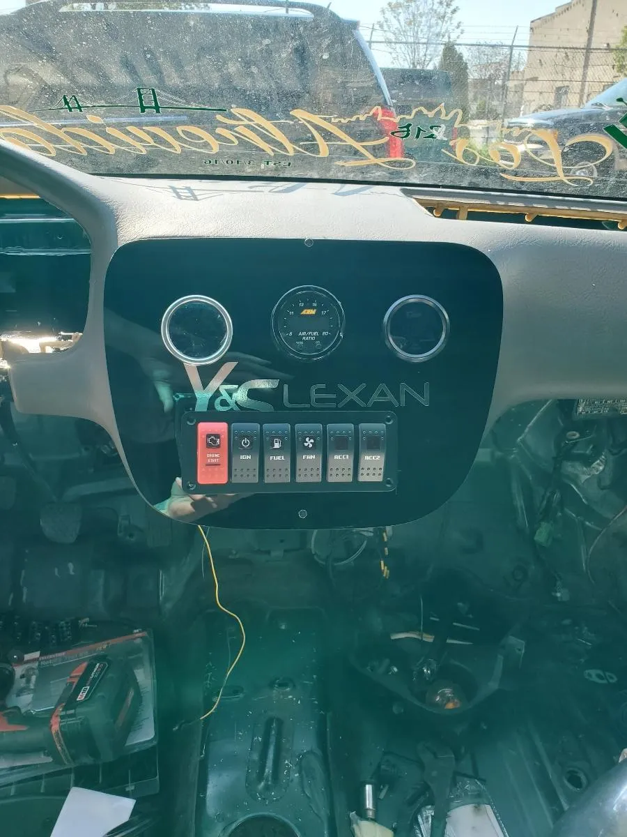Civic EK Dash Center Console block off