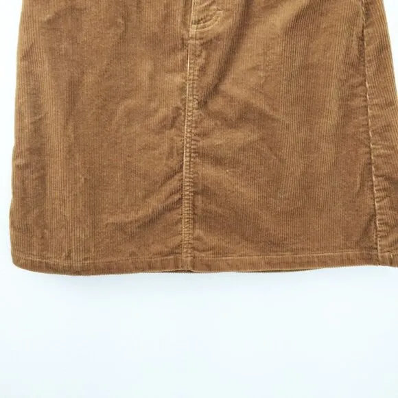 Closed Logan Corduroy Skirt in Tobacco Brown 26