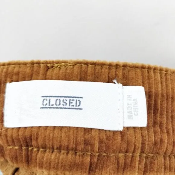 Closed Logan Corduroy Skirt in Tobacco Brown 26