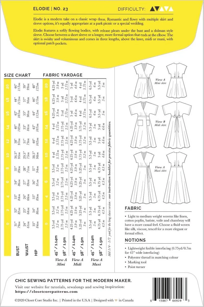 Closet Core - Elodie Wrap Dress