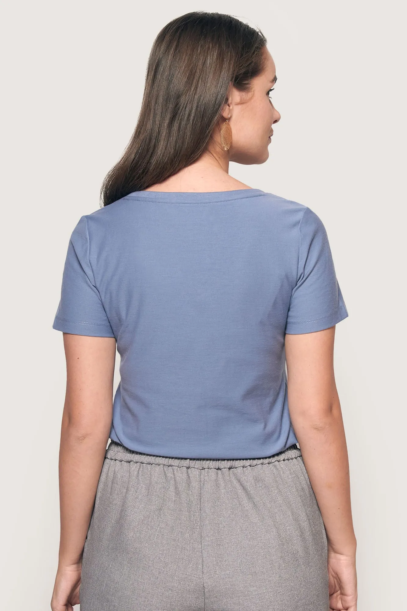 Closet Staples V-Neck Logo Tee