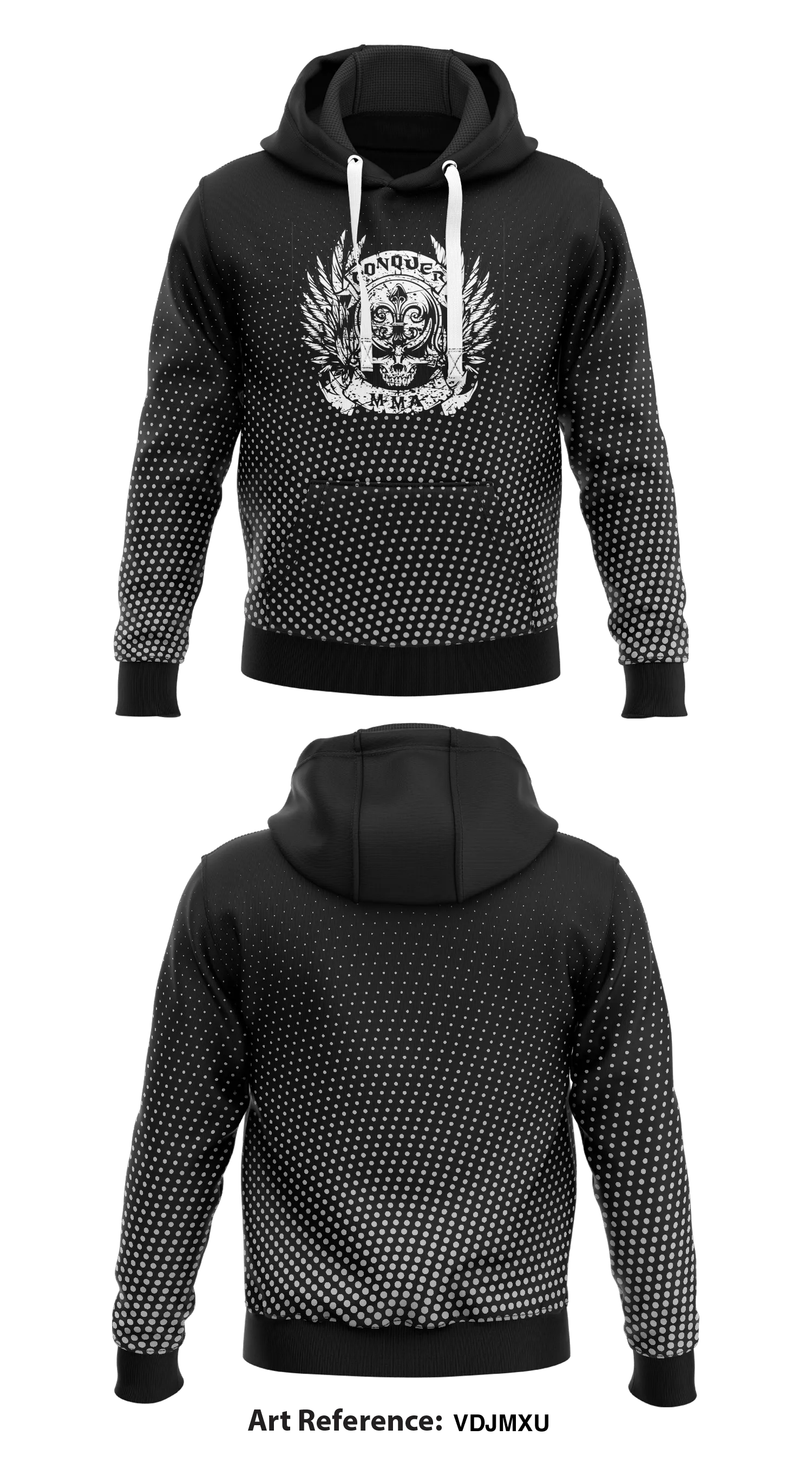 Conquer MMA  Core Men's Hooded Performance Sweatshirt - VdJMxu