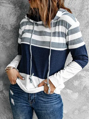 Contrast Pullover Hoodie
