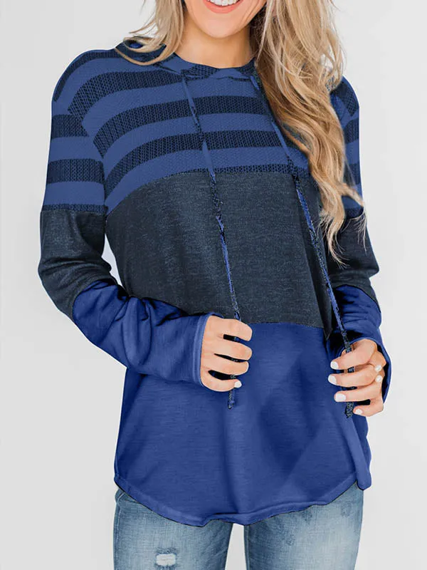 Contrast Pullover Hoodie