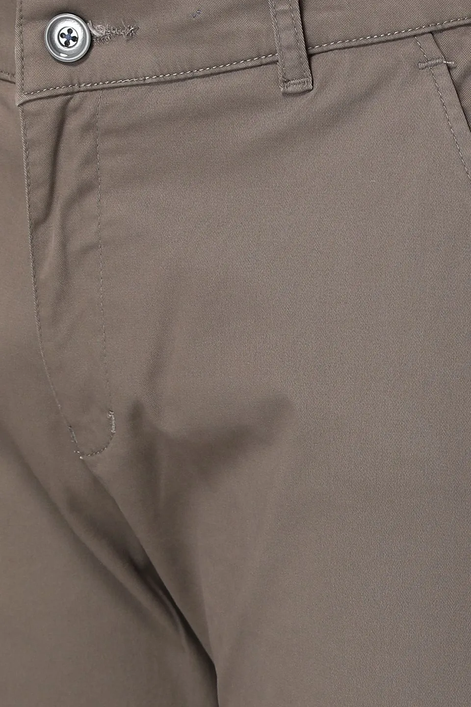 Cotton Twill Grey Chinos