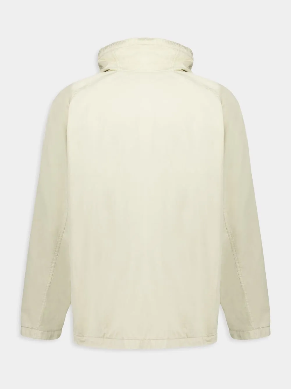 Creamy White Funnel Neck Vareuse