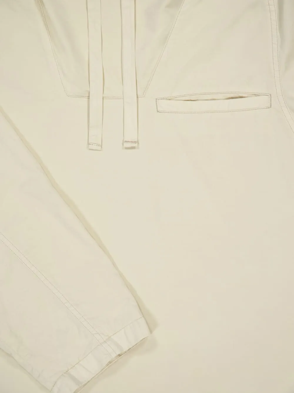 Creamy White Funnel Neck Vareuse