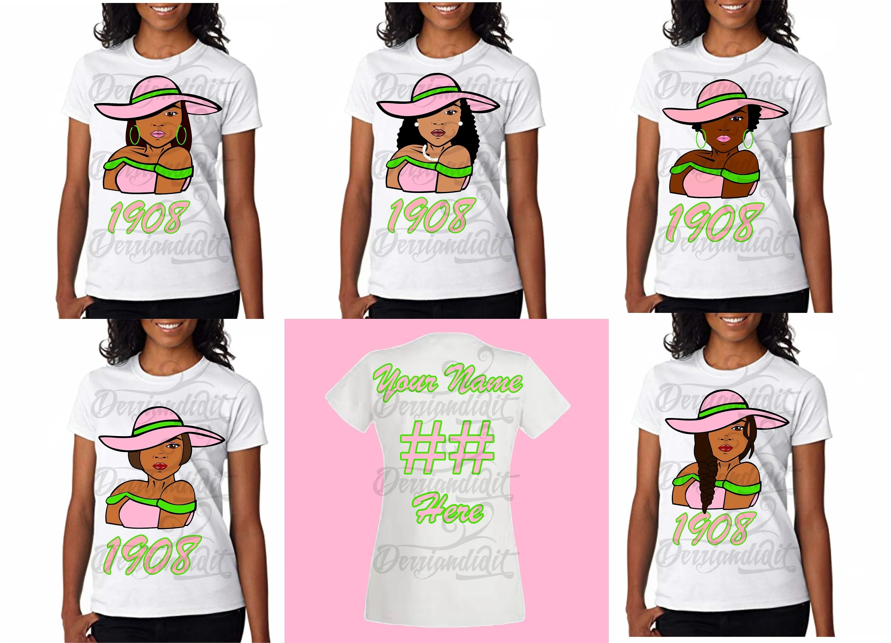 Custom T-Shirt 1913/Pick Your Style/ Pick Your Theme/ Line Shirts / Free Shipping