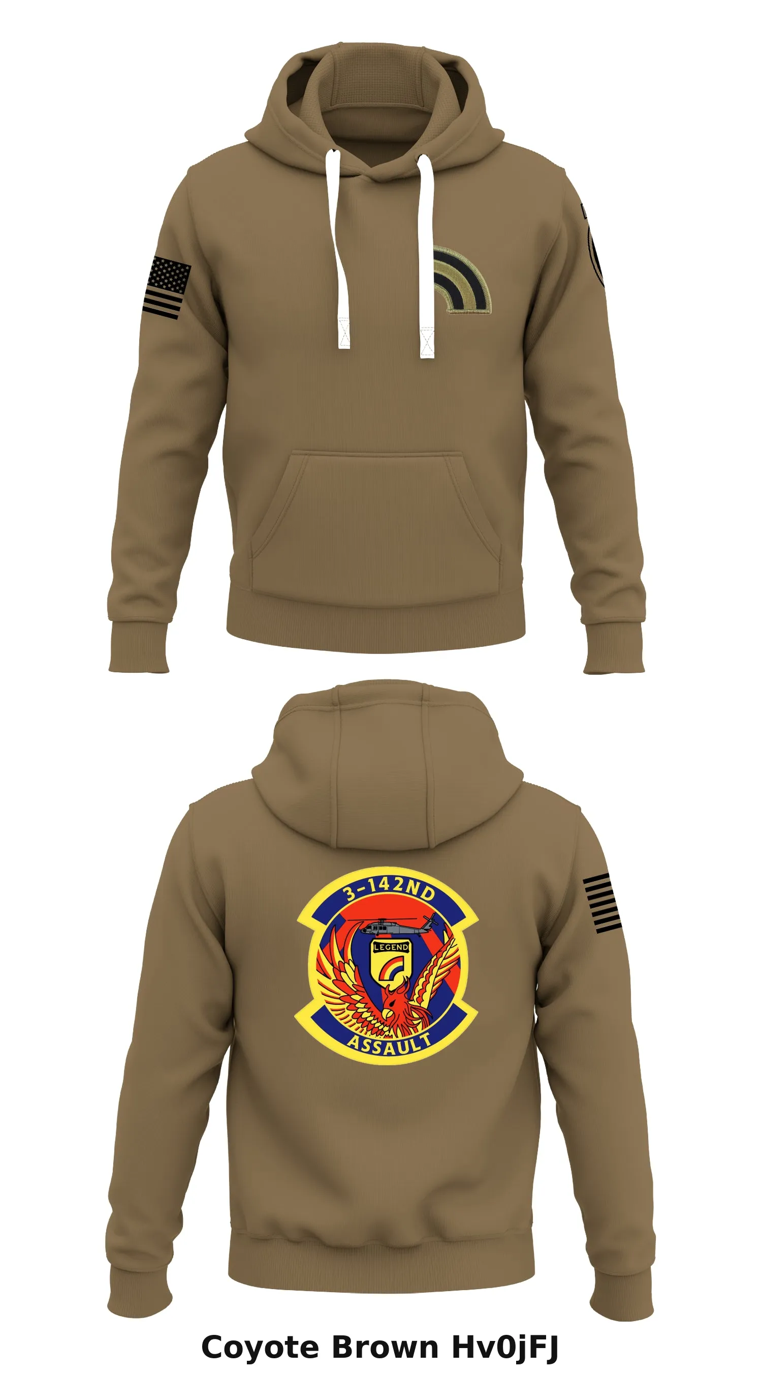 D Co 3/142 CAB Store 1  Core Men's Hooded Performance Sweatshirt - Hv0jFJ