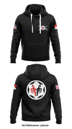D TROOP, 1-4 CAV "WOLFPACK" Store 1  Core Men's Hooded Performance Sweatshirt - GG9yuf