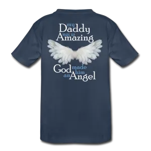 Daddy Amazing Angel Toddler Premium Organic T-Shirt (CK1381)
