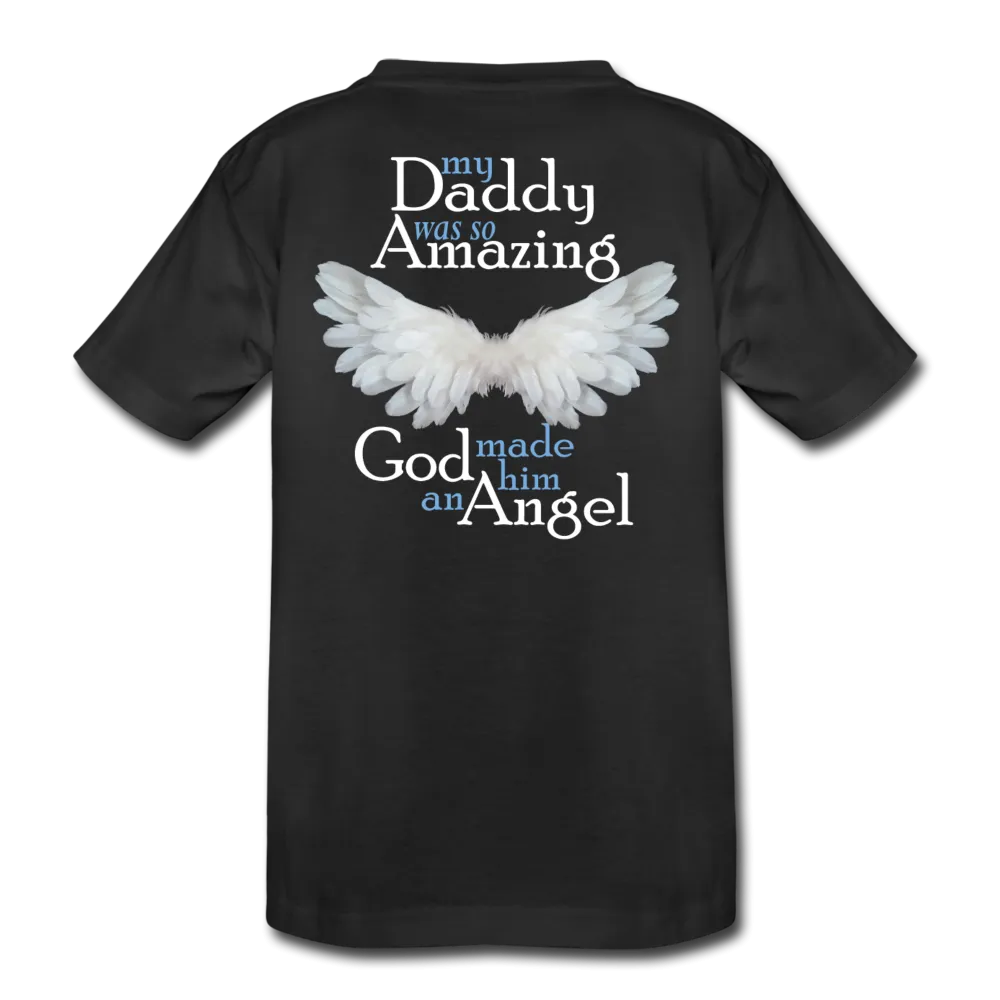 Daddy Amazing Angel Toddler Premium Organic T-Shirt (CK1381)