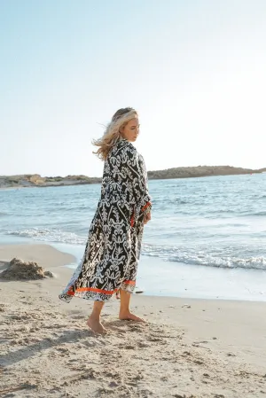 DAHAB KAFTAN Black & White