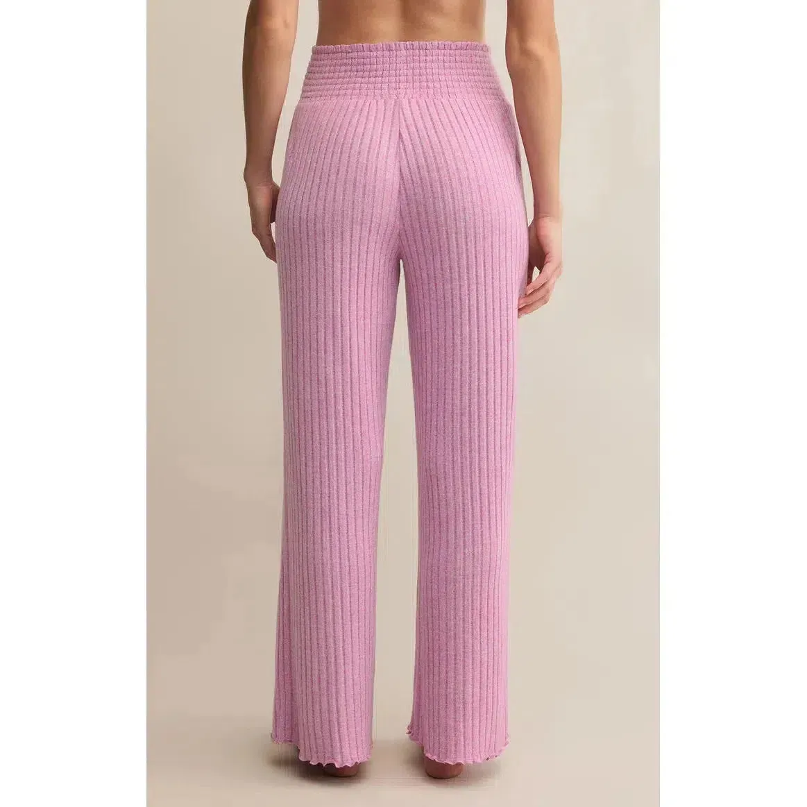 DAWN SMOCKED RIB PANT