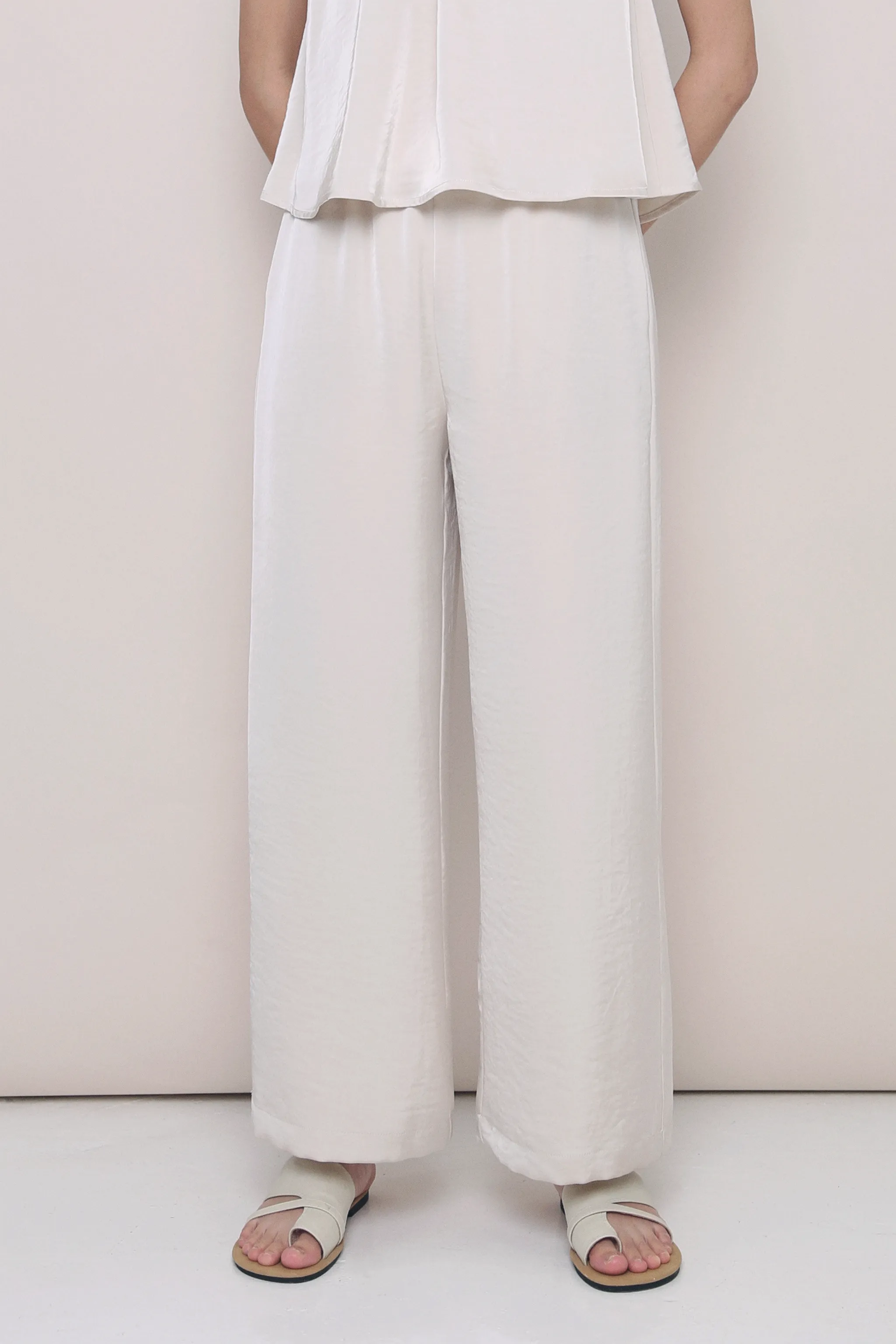 Daydreamer Wide Leg Pants Pearl