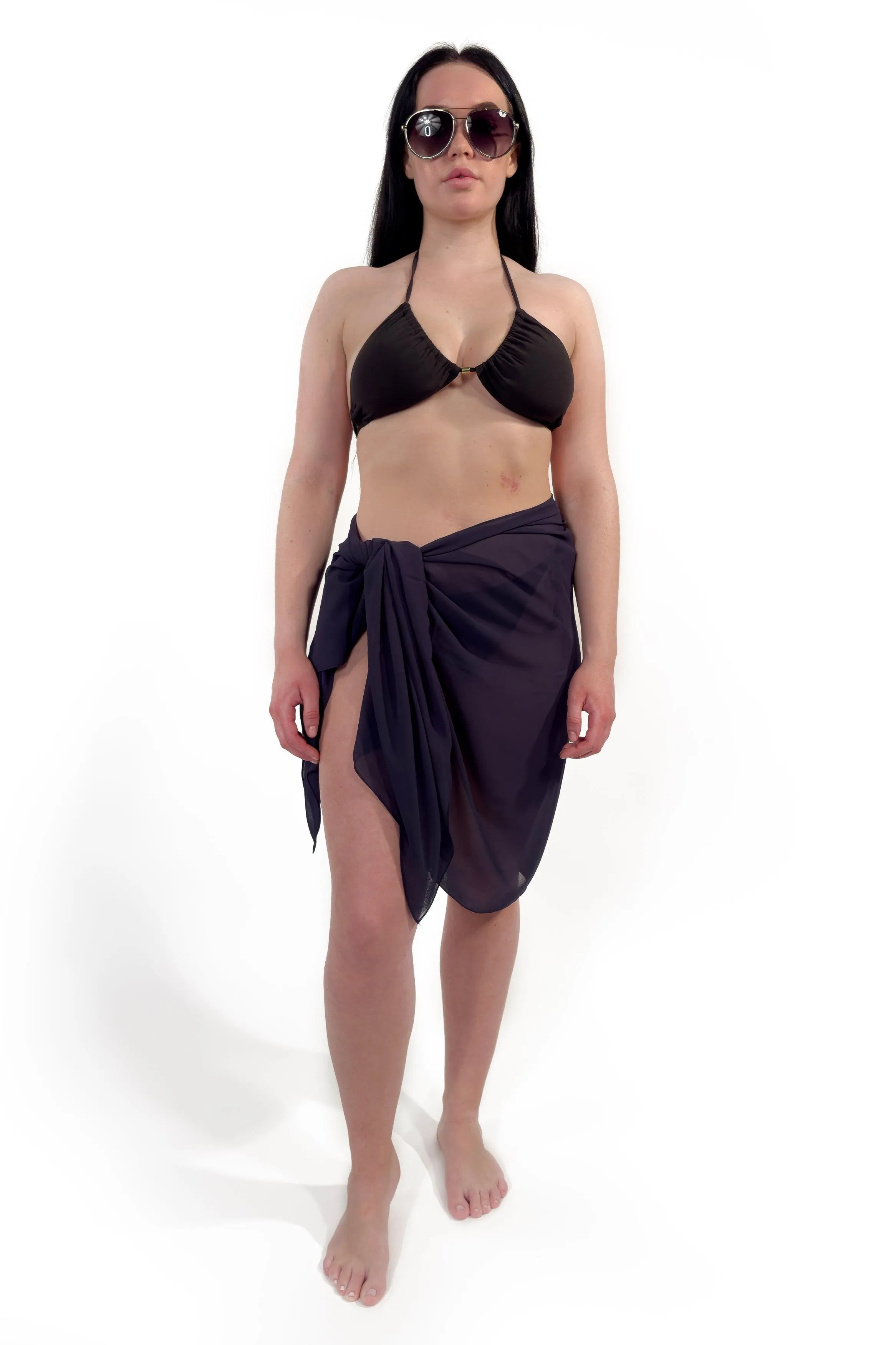 Deep Blue Serenity Beach Coverup