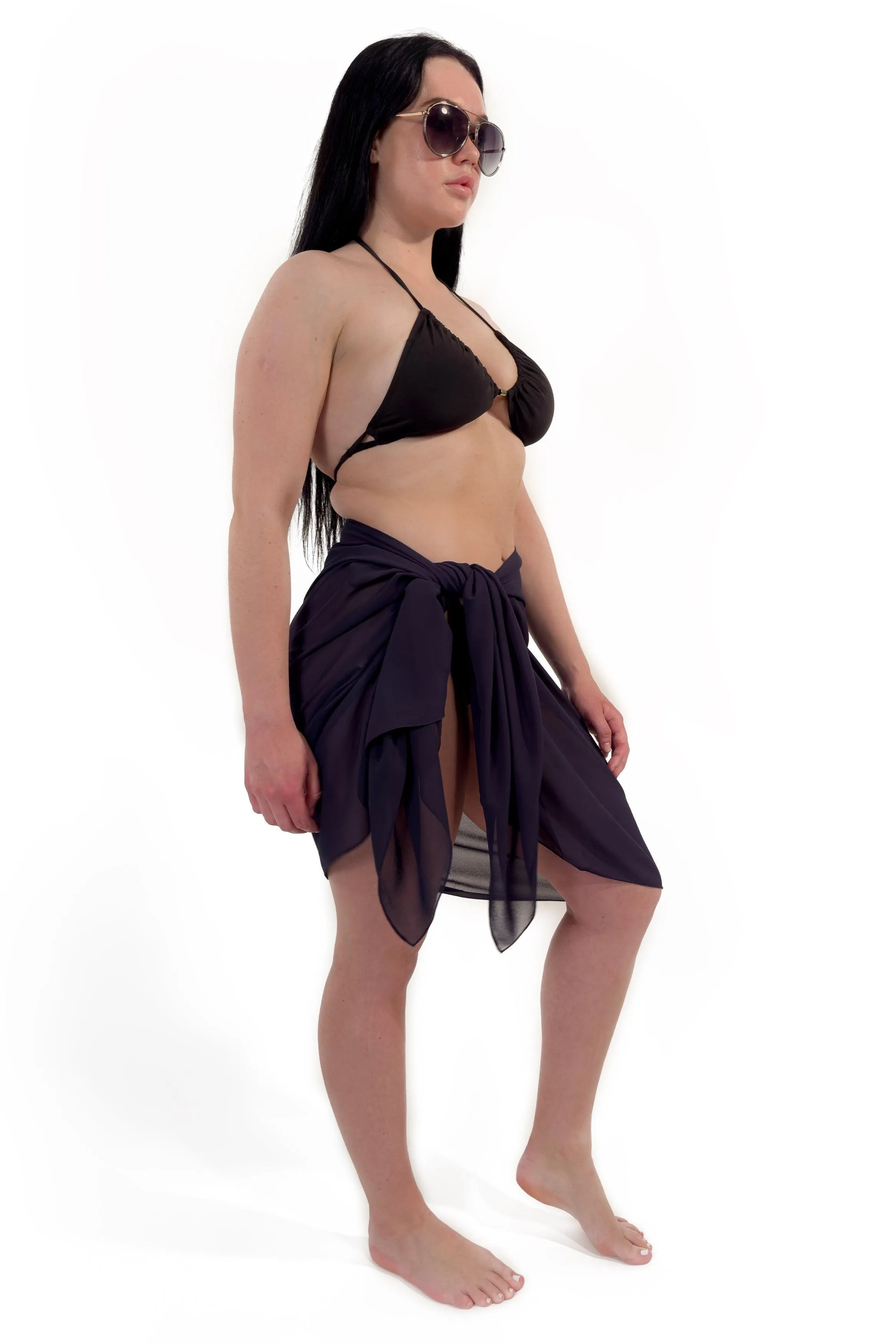 Deep Blue Serenity Beach Coverup