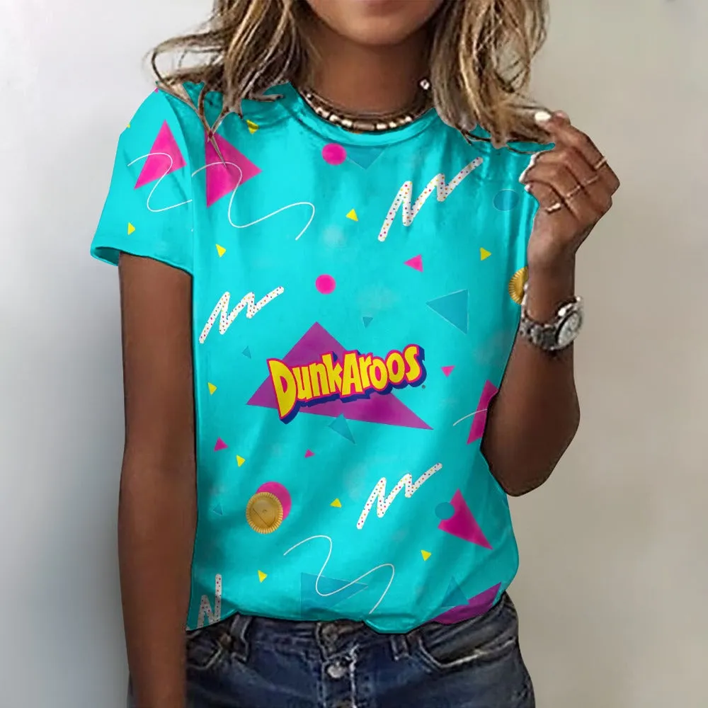 Dunkaroos Pattern Women's 100% Cotton T-Shirt