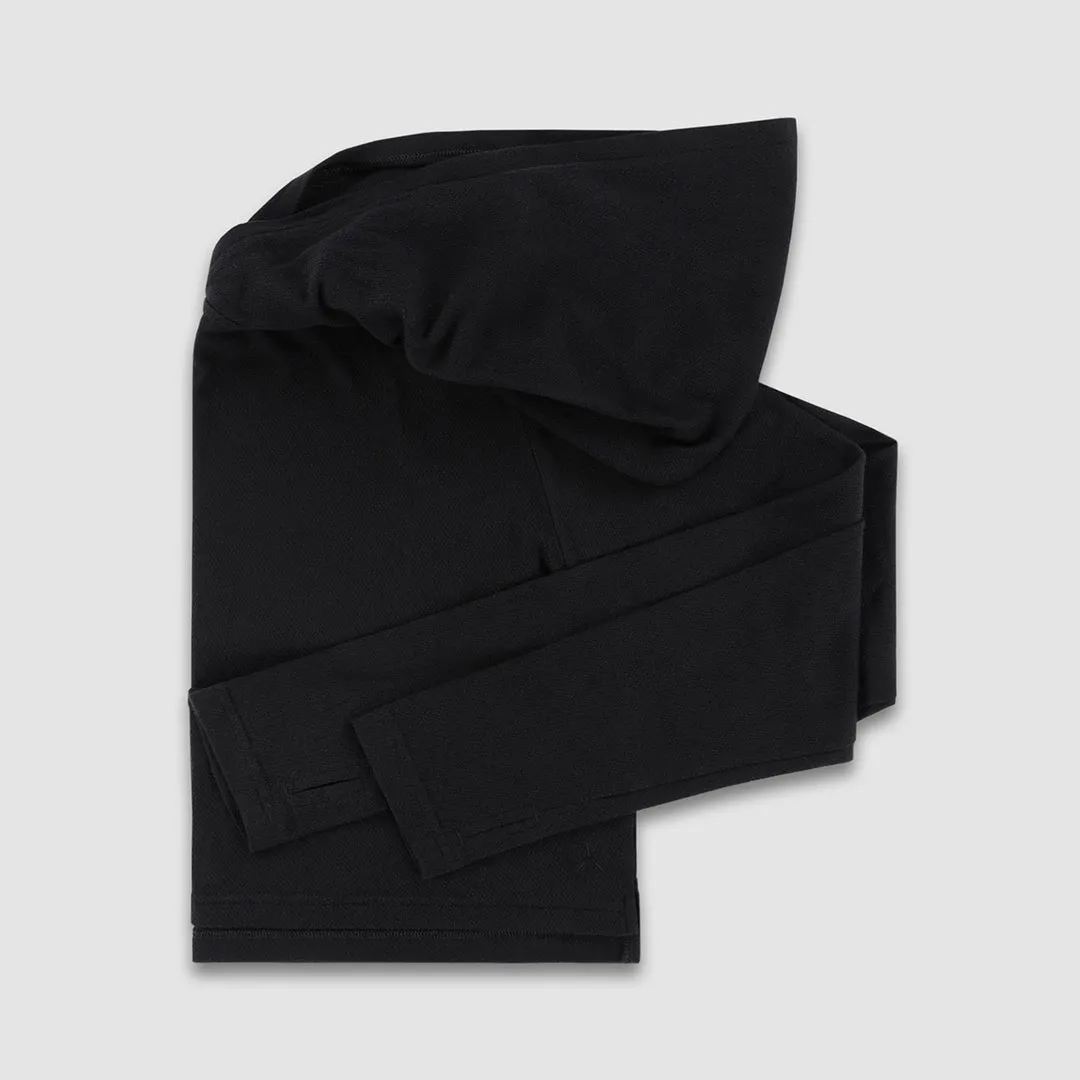 Easy Mesh Hooded T-Shirt Black