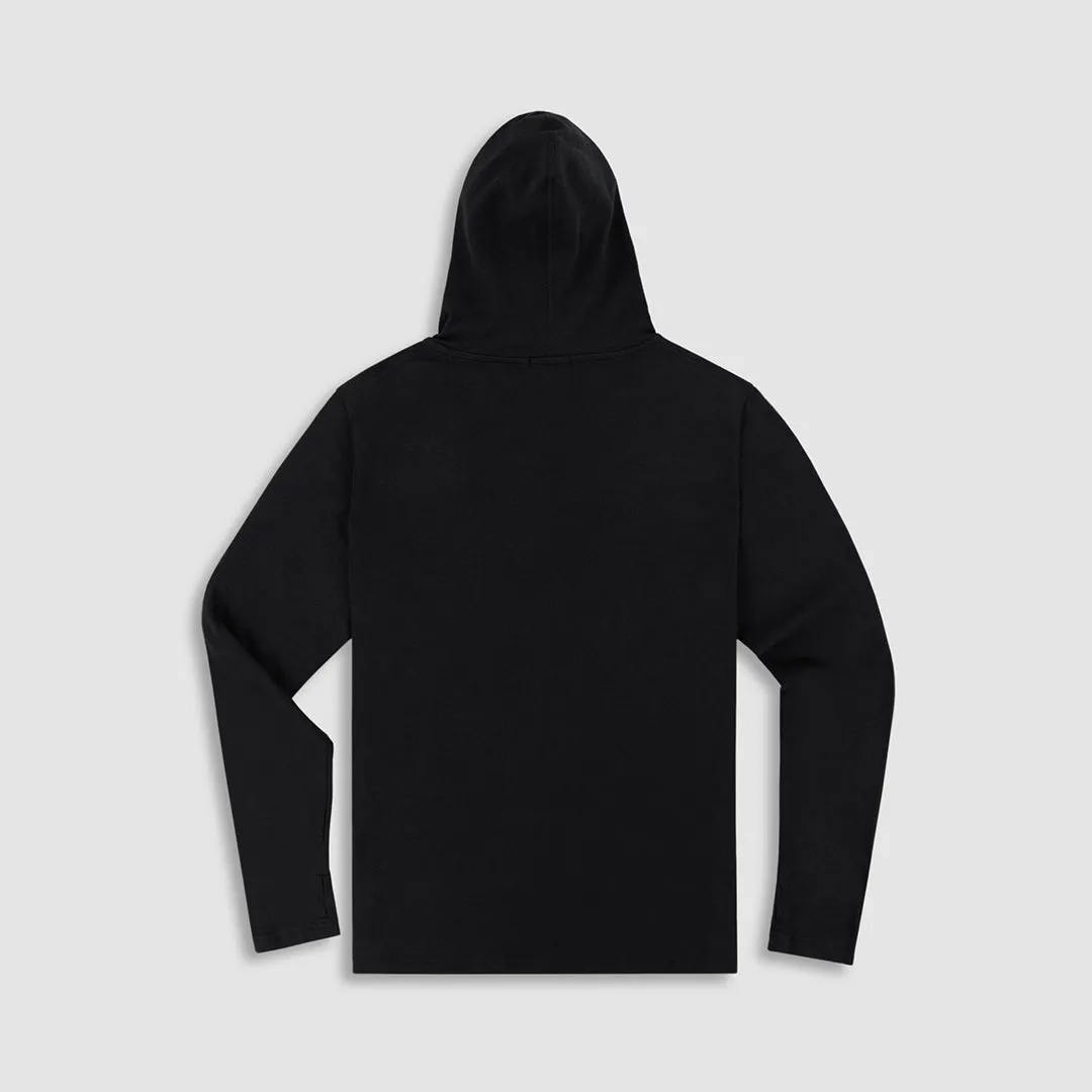 Easy Mesh Hooded T-Shirt Black