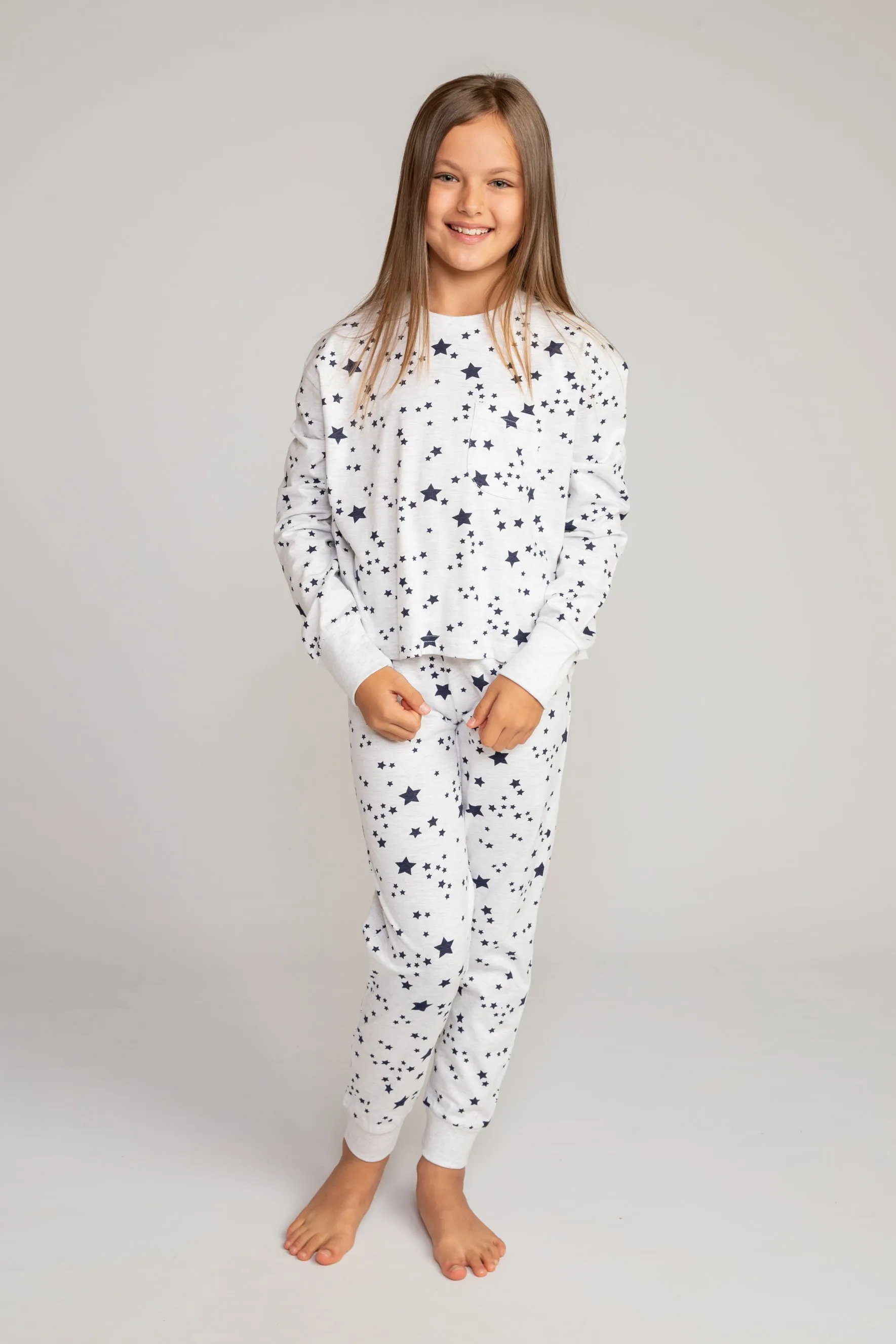 Ecru Star All Over Pyjama Set