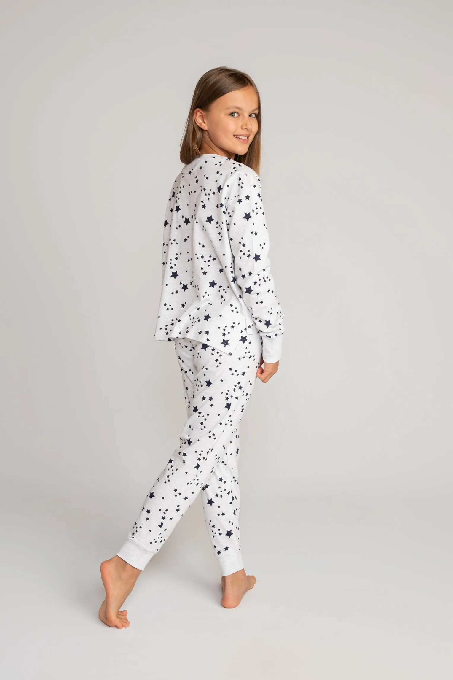 Ecru Star All Over Pyjama Set
