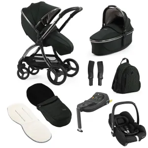 egg3 Luxury Maxi-Cosi Travel System Bundle - Black Olive