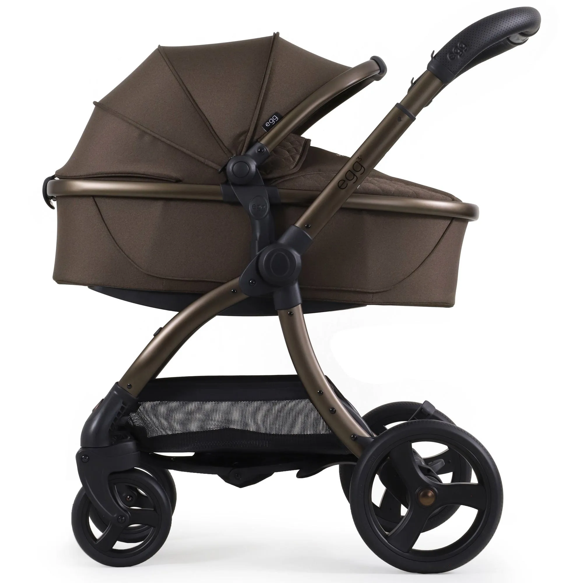 egg3 Luxury Maxi-Cosi Travel System Bundle - Chocolate Velvet